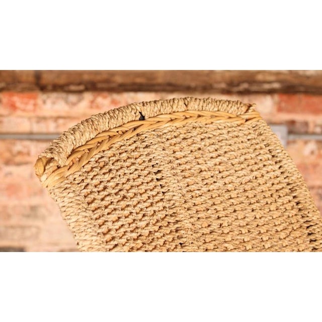 1970s Mid-Century Italian Banana Leaf Rope S Chair by Marzio Cecchi, 1970s For Sale - Image 5 of 12