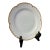 Antique French Haviland Limoges 6 Plate Set With Brass Depose Leboullanger Freres Wall Hangers For Sale