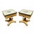 Pair of Mid-Century Regency Revival Side Tables Circa 1960s For Sale