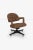 Edward Wormley for Dunbar Tufted Cantilevered Desk Chair in Spinneybeck Saddle L For Sale In Chicago - Image 6 of 13