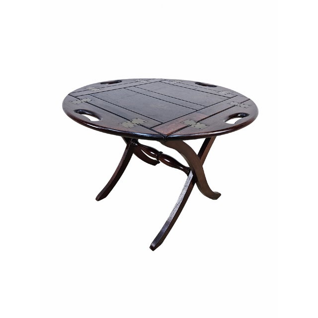 Vintage Mahogany Table, England, 1970s For Sale - Image 11 of 11