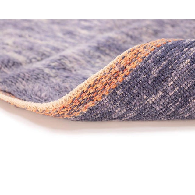 Hand-Knotted Wool Rug by Azele Studio For Sale - Image 6 of 11