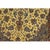 1950s 1950s Small Classic Beige Field Medallion Vintage Isfahan Wool Silk Carpet Rug For Sale - Image 5 of 12