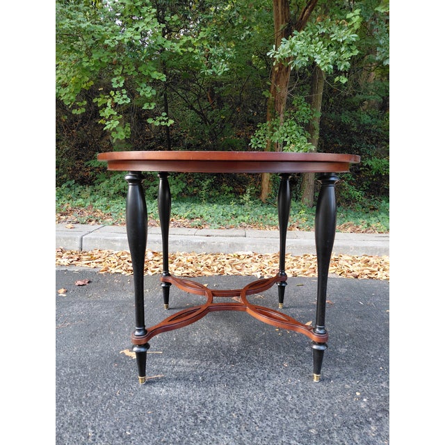 Baker Furniture Company Late 20th Century Baker Furniture Neoclassical Center Table For Sale - Image 4 of 8