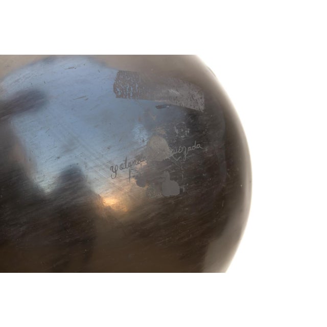 Etched Swirls Mata Ortiz Vintage Pot For Sale - Image 10 of 11