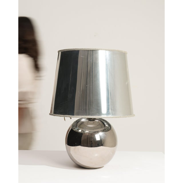 Modern Glass Table Lamp, Antique, France, 20th Century For Sale In Greensboro - Image 6 of 13