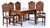 Art Nouveau Dining Room Furniture, 1920s, Set of 10 For Sale - Image 4 of 7