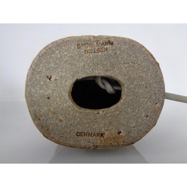 Ceramic Ceramic Table Lamp from Bodil Marie Nielsen, Denmark, 1960s For Sale - Image 7 of 18
