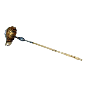 Austrian Silver Hallmarked Toddy Ladle With Gilt Bowl, Circa 1850