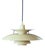 PH5 White Hanging Lamp by Poul Henningsen for Louis Poulsen For Sale
