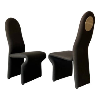 Jan Ekselius - Style Postmodern Accent/ Dining Chairs by Roger Rougier - a Pair For Sale