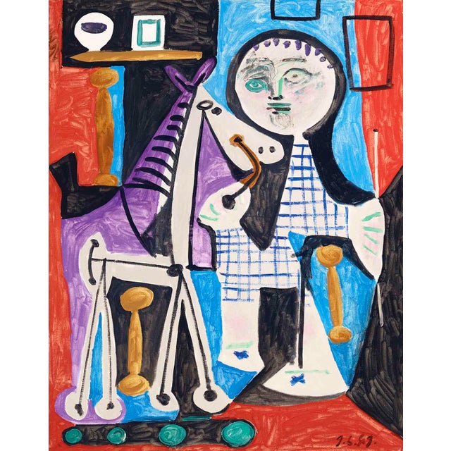 Pablo Picasso Claude a Deux Ans Giclee Numbered Edition For Sale