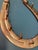 Mid-Century Modern Mid 20th Century Vintage Brass Horseshoe Wall Hook With Chain For Sale - Image 3 of 8