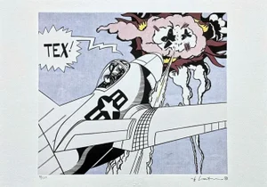 After Roy Lichtenstein, " Tex ", 1990s, Silk-Screen
