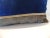 Vintage Blue & Gold Silk Velvet Decorative Bolster Pillow For Sale - Image 4 of 6