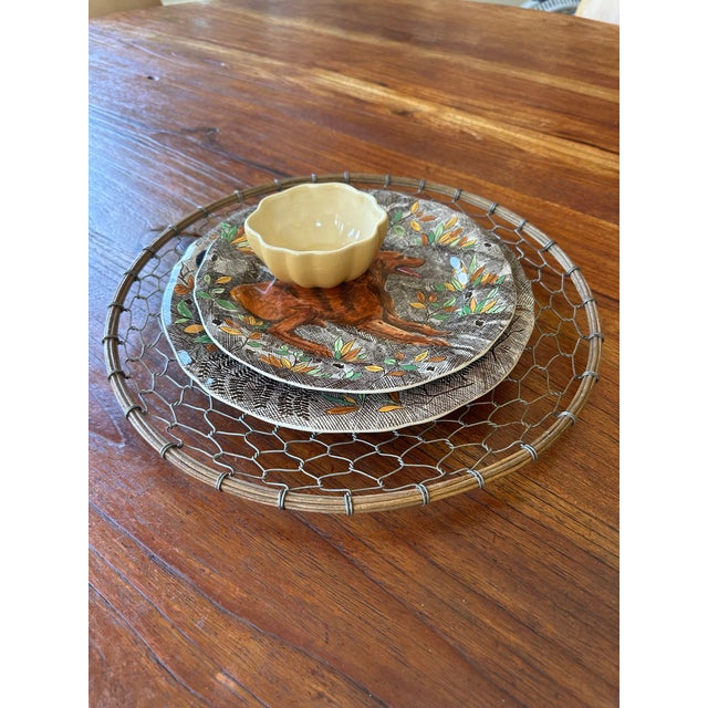 Vintage Pumpkin Squash Ceramic Bowls For Sale - Image 9 of 13