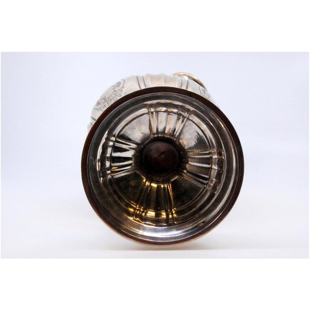 Silver Lavender and Silver Gum with Engravings and Low Reliefs, Gum with Open Handle For Sale - Image 8 of 11