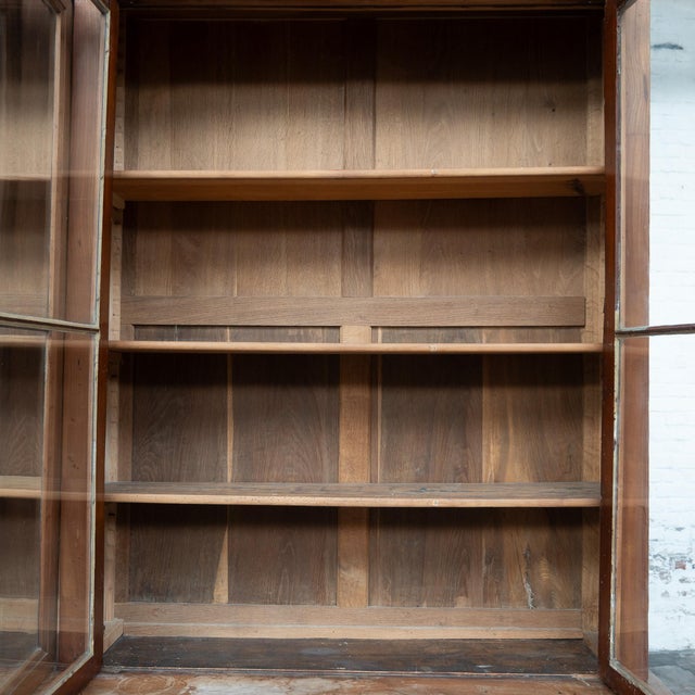 Antique French Bookcase in Cherry Wood, 1880 For Sale - Image 9 of 13