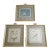 Vintage Chinese Set of 3 Silk Embroidery Panels Beautifully Framed For Sale
