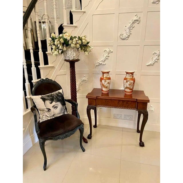 Victorian Japanese Kutani Porcelain Vases, Set of 2 For Sale - Image 3 of 15