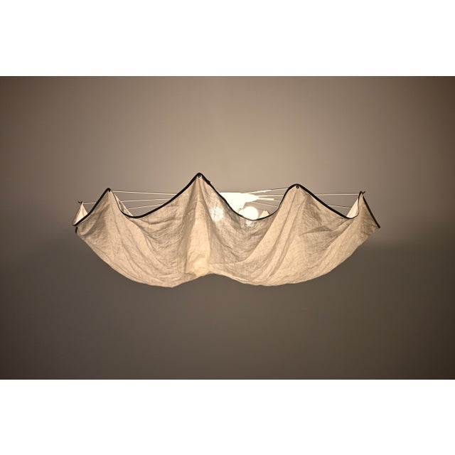 Gray Vintage Celestia Ceiling Lamp by Tobia Scarpa for Flos, 1980s For Sale - Image 8 of 14