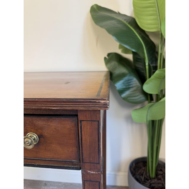 Wood Vintage Mahogany Console Table with Drawers, 1950s For Sale - Image 7 of 12