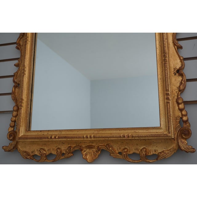 Decorative Crafts Ornate Gold Frame Mirror For Sale In Philadelphia - Image 6 of 12