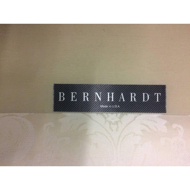 Vintage Damask Wing Chair, Bernhardt Furniture For Sale - Image 9 of 10