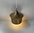 Scandinavian Art Deco Pendant Lamp in Brass and White Glass, 1930s For Sale - Image 6 of 11