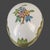 Late 20th Century Herend Queen Victoria Pattern Fine Porcelain Hand Painted Floral Egg Trinket Box For Sale - Image 5 of 9