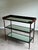 Baker Furniture Company Late 20th Century Baker Jacques Garcia Tiered Mahogany Mirrored Beveled Glass Drybar Side Table For Sale - Image 4 of 12