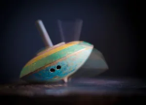 Spinning Top by Curtis Speer Print, 18" x 24"