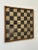 Black Antique Black-and-White Monochrome Game Board on Linoleum Tile, Circa 1910s-20s For Sale - Image 8 of 18