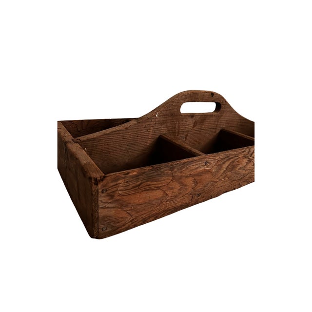American Antique Handmade Country Milk Carrying Crate For Sale - Image 3 of 7