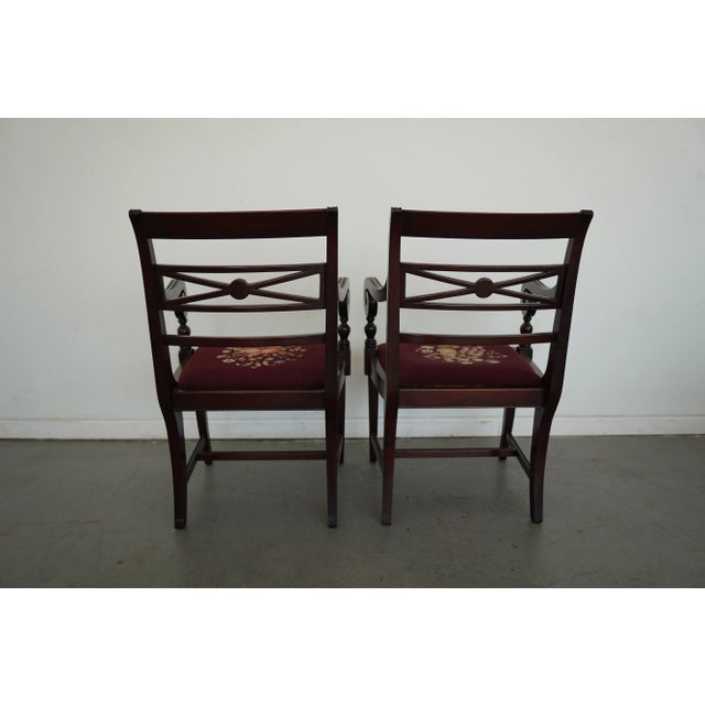 Vintage Federal Revival Dining Chairs (Set of 4) For Sale In Austin - Image 6 of 15