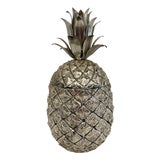 Mid-Century Silver-Plated Pineapple Ice Bucket by Mauro Manetti, Italy, 1960s For Sale