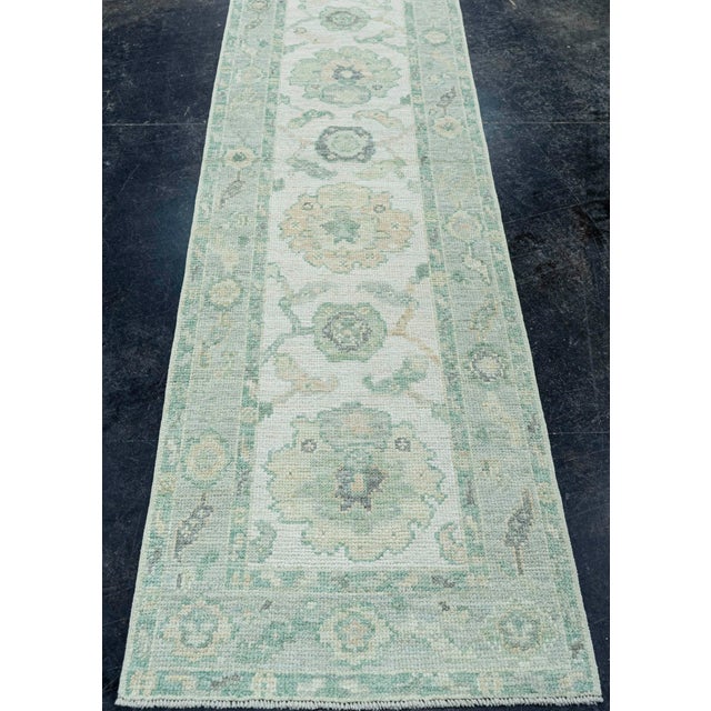 Turkish Oushak Rug 2'2"x 8' #19473 Explore a curated collection of hallway runners, wool rugs, and handmade masterpieces...