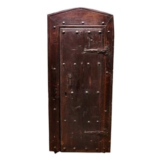 Rustic Alcove Cabinet in Oak For Sale
