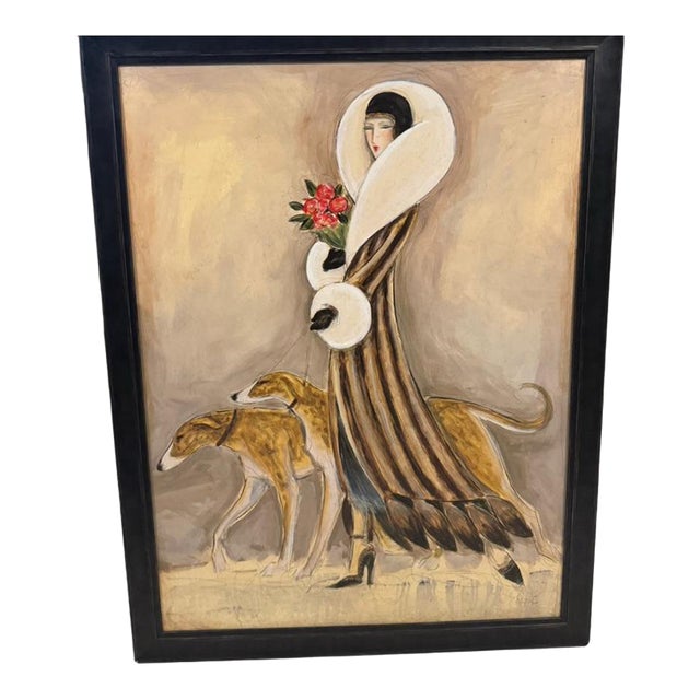 Late 20th Century “Femme Fatale Iv" Print by Karen Dupré, Framed For Sale