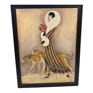 Late 20th Century “Femme Fatale Iv" Print by Karen Dupré, Framed