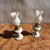 20th Century Victorian-Style Miniature Milk Glass Oil Lamps- A Pair For Sale - Image 11 of 11