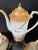 Dragon Tea Set Lusterware Made in Japan, Teapot With 6 Cups and Saucers, Hand Painted For Sale In Washington DC - Image 6 of 11