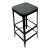 Vintage Industrial Tall Metal Stool For Sale