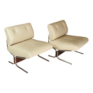 Set of Caracas Lounge Chairs by Pierre Guariche, 1960s For Sale