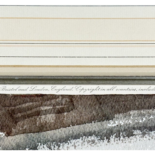 White Hand-Signed Sir William Russell Flint "The Unseen Target" Limited Edition Lithograph (1966) For Sale - Image 8 of 16