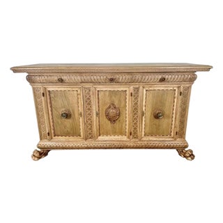 Early 19th Century French Bleached Walnut Credenza For Sale