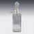 20th Century English Solid Silver & Glass Spirit Decanter with Lock & Key, 1920s For Sale - Image 3 of 14
