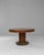 Wood 1920s French Oval Art Deco Dining Table With Inlaid Top and Brass Base For Sale - Image 7 of 18