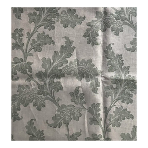 1 Yard of Soane's Scrolling Acanthus Fabric in Eau De Nil