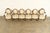 1960s Karges Style French Regency Louis XVI Carved Mahogany and Gold Gilt Dining Chairs, Set of Six For Sale - Image 5 of 14